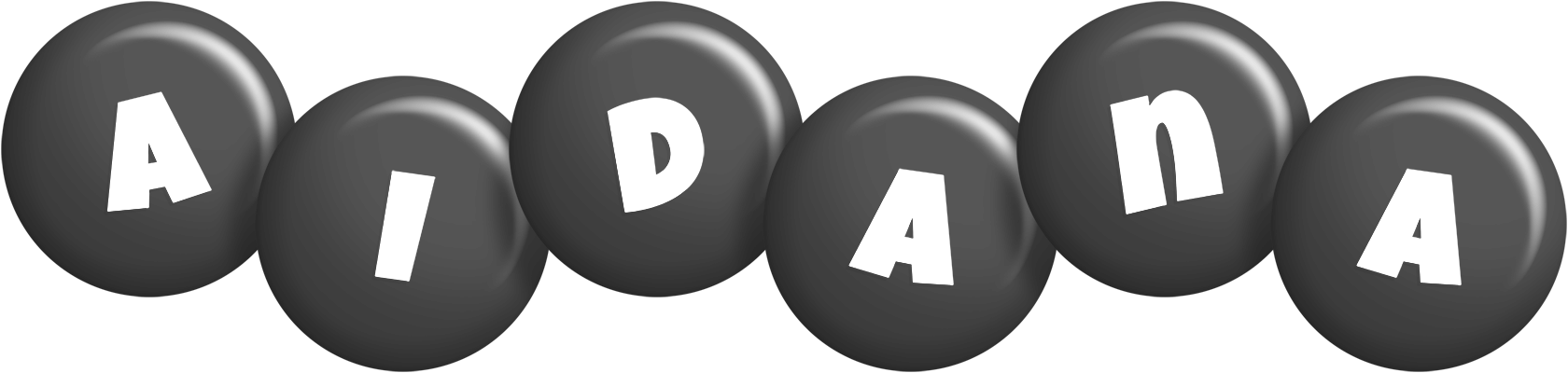 Aidana candy-black logo