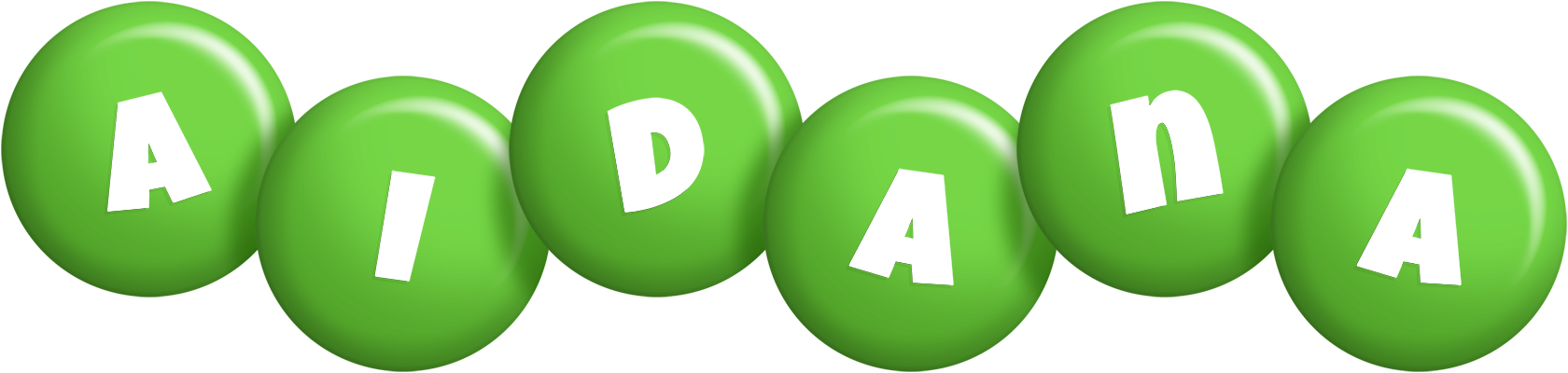 Aidana candy-green logo