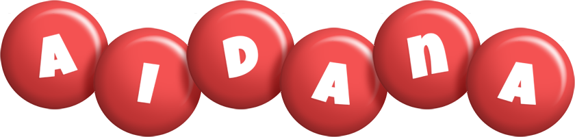 Aidana candy-red logo