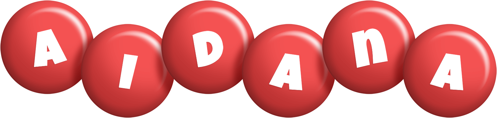 Aidana candy-red logo
