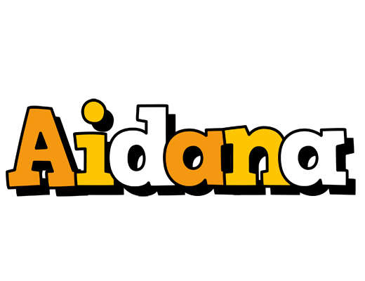 Aidana cartoon logo