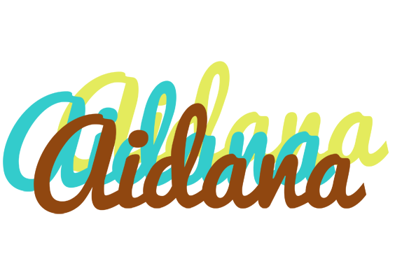 Aidana cupcake logo