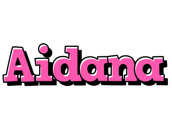 Aidana girlish logo