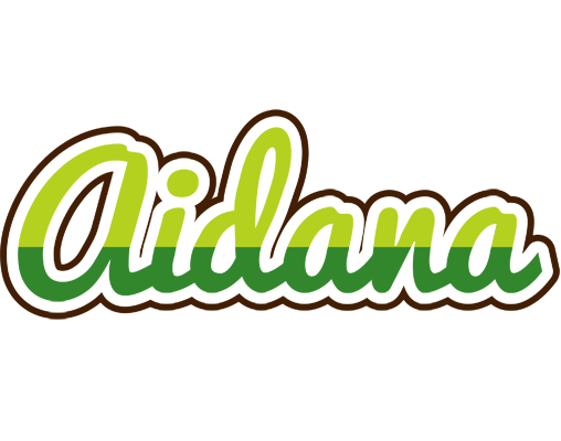 Aidana golfing logo