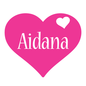 Aidana love-heart logo