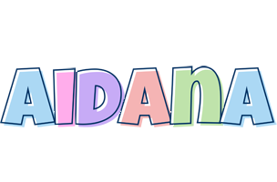 Aidana pastel logo
