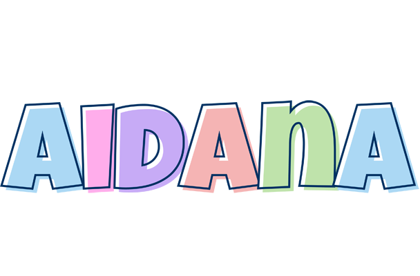 Aidana pastel logo