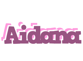 Aidana relaxing logo