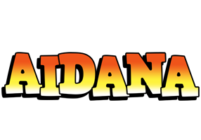 Aidana sunset logo