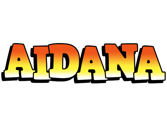 Aidana sunset logo