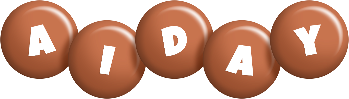 Aiday candy-brown logo