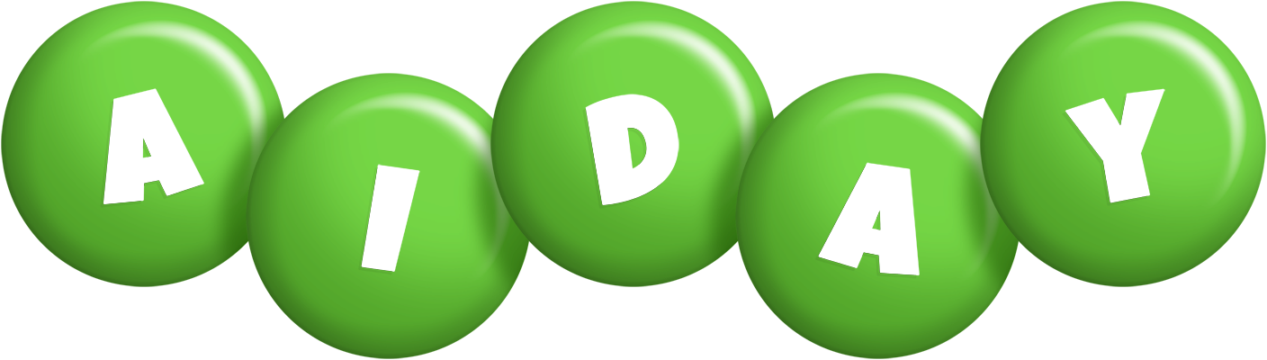 Aiday candy-green logo