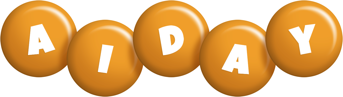 Aiday candy-orange logo