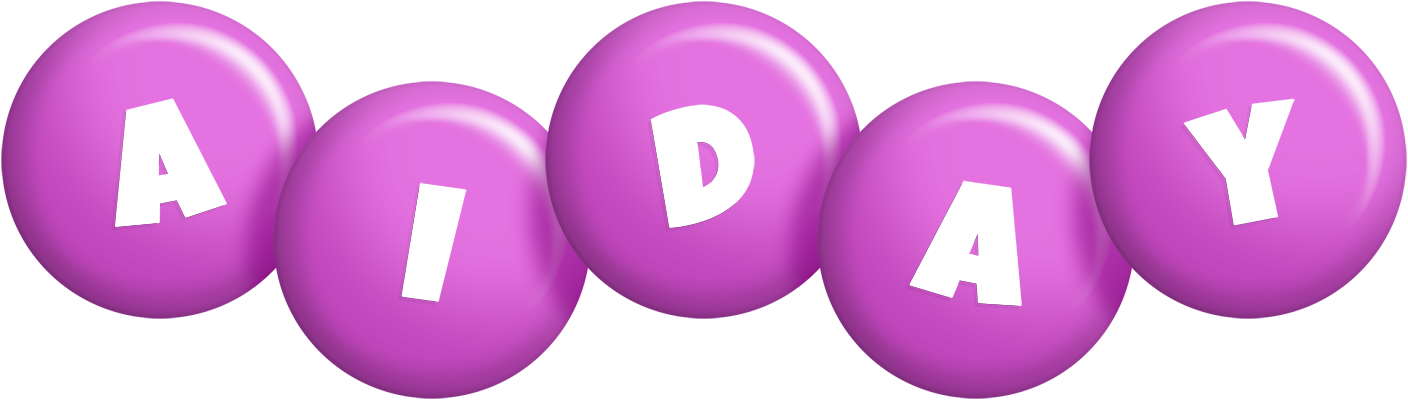 Aiday candy-purple logo