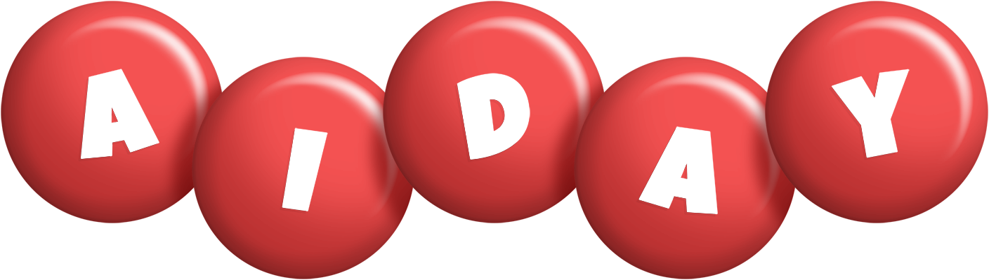 Aiday candy-red logo