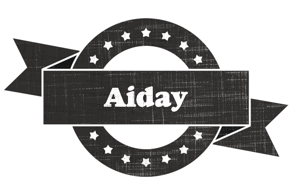 Aiday grunge logo