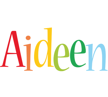 Aideen birthday logo