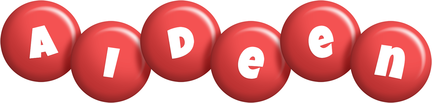 Aideen candy-red logo