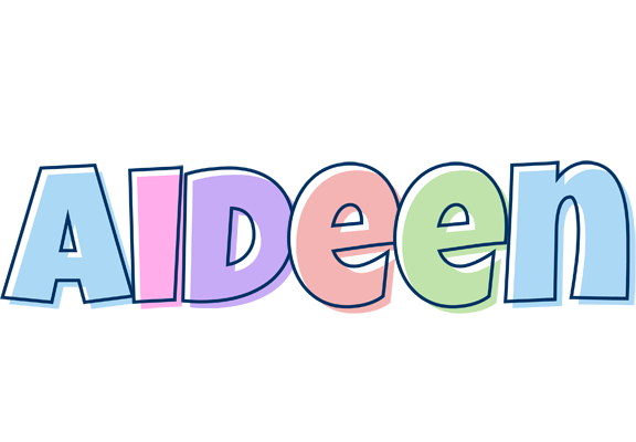 Aideen pastel logo