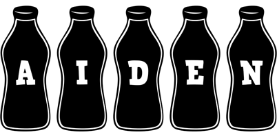 Aiden bottle logo