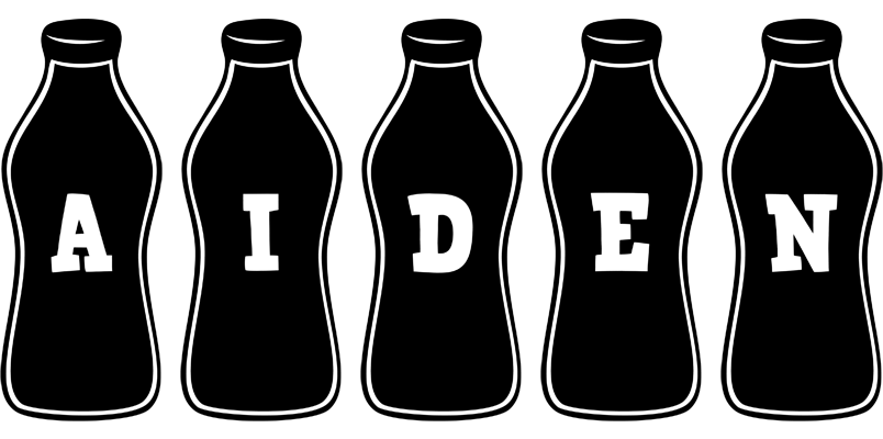 Aiden bottle logo