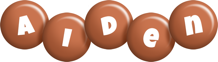 Aiden candy-brown logo