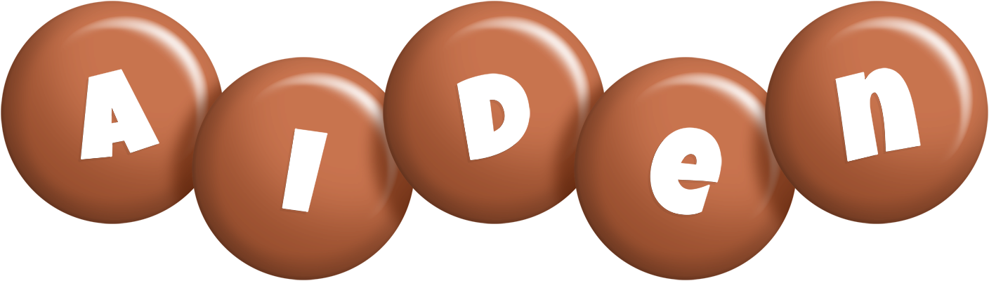 Aiden candy-brown logo