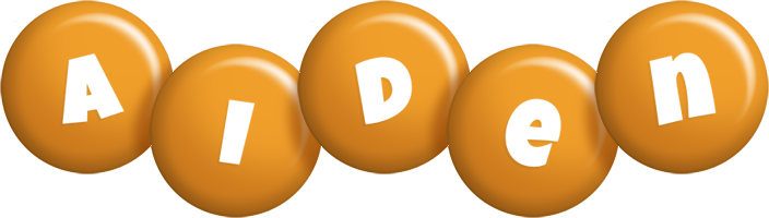 Aiden candy-orange logo