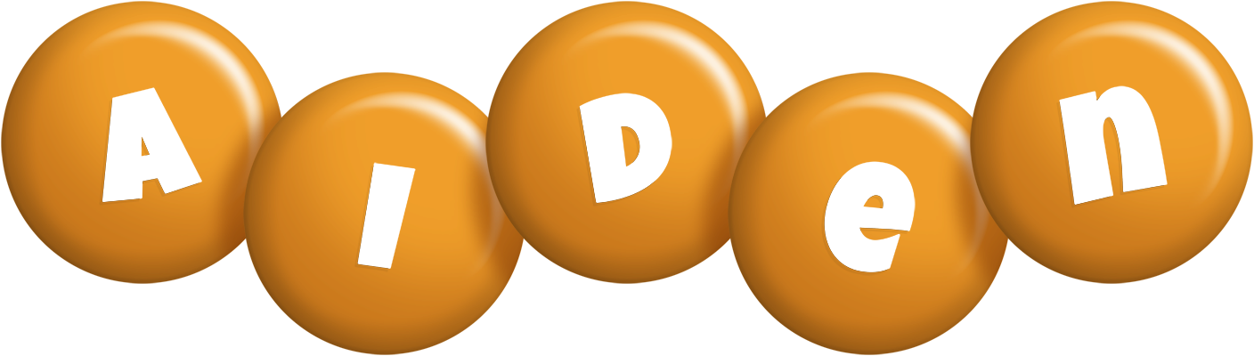 Aiden candy-orange logo