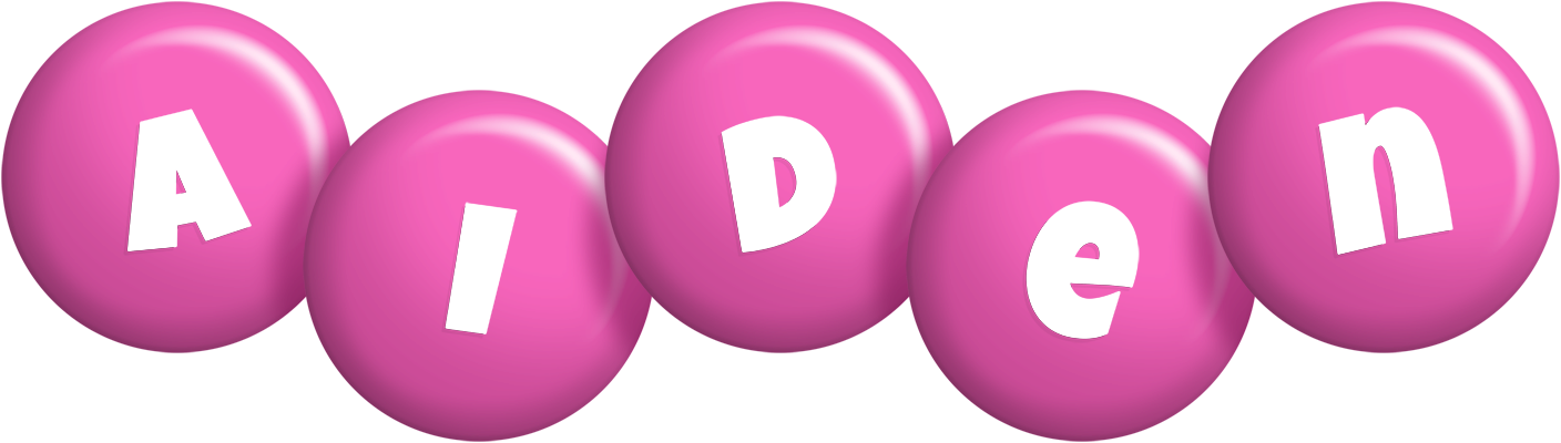 Aiden candy-pink logo