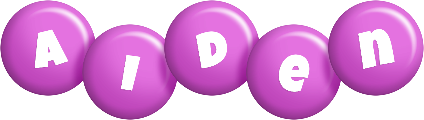 Aiden candy-purple logo