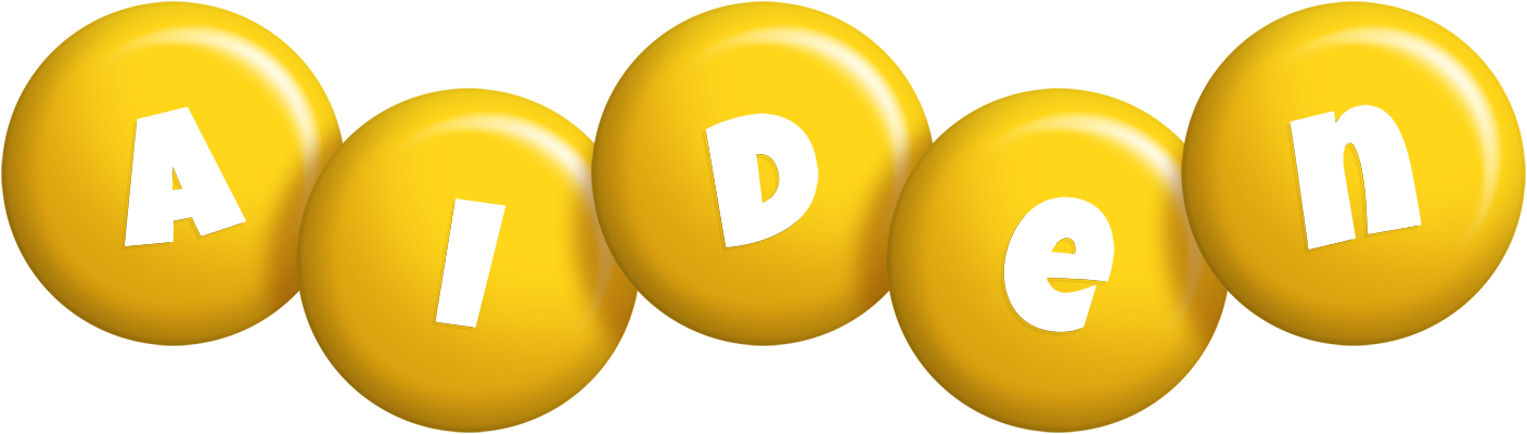 Aiden candy-yellow logo