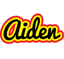 Aiden flaming logo