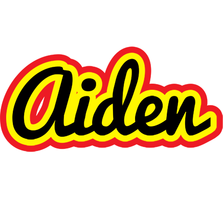 Aiden flaming logo
