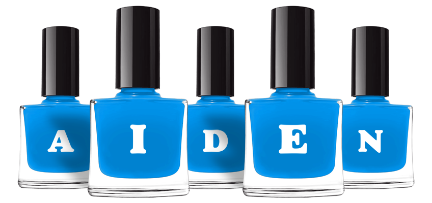 Aiden glossy logo