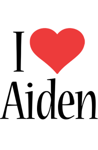 Aiden i-love logo