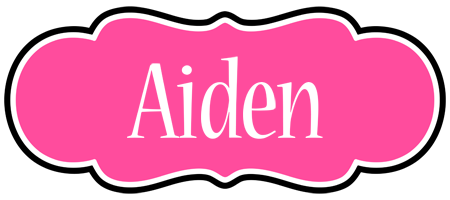 Aiden invitation logo