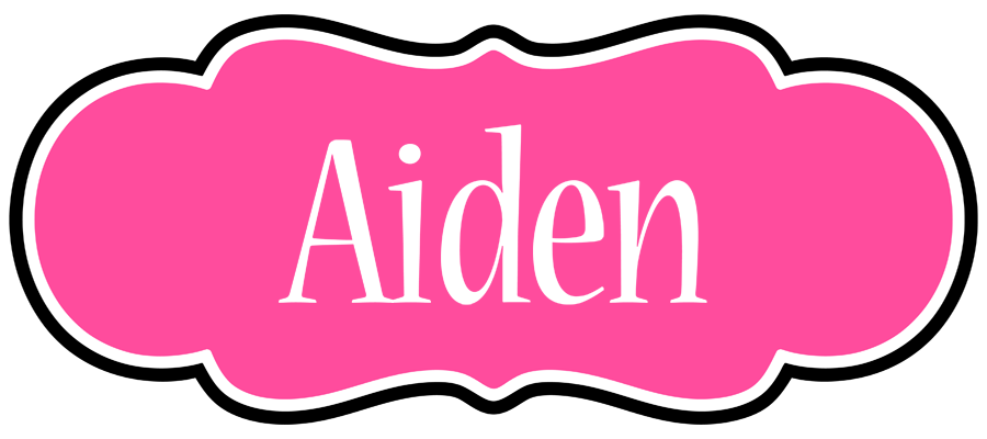 Aiden invitation logo