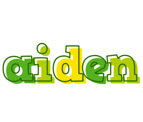 Aiden juice logo