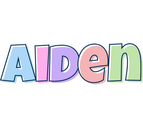 Aiden pastel logo