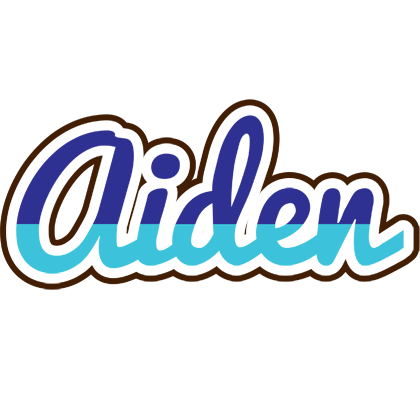 Aiden raining logo