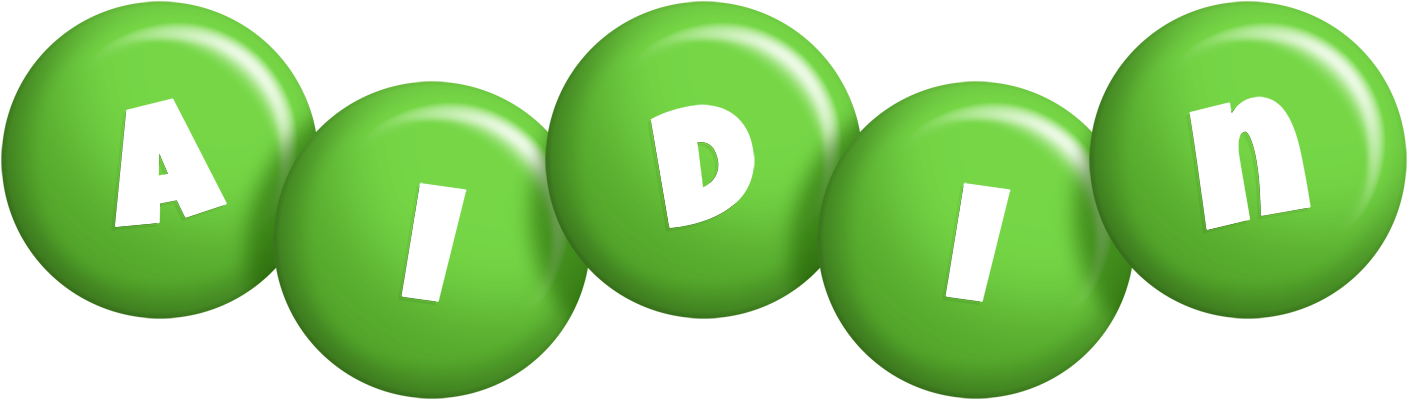 Aidin candy-green logo