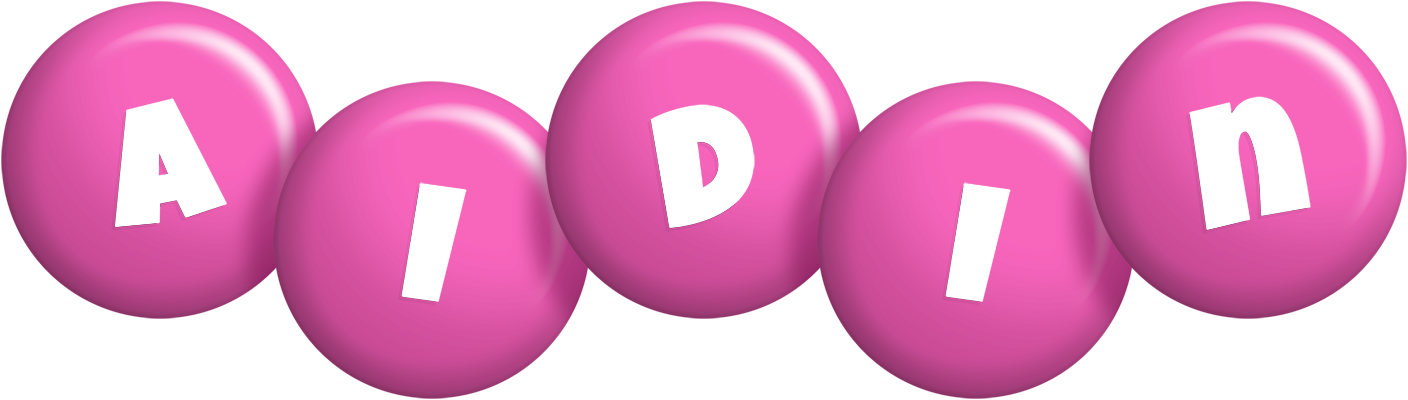 Aidin candy-pink logo