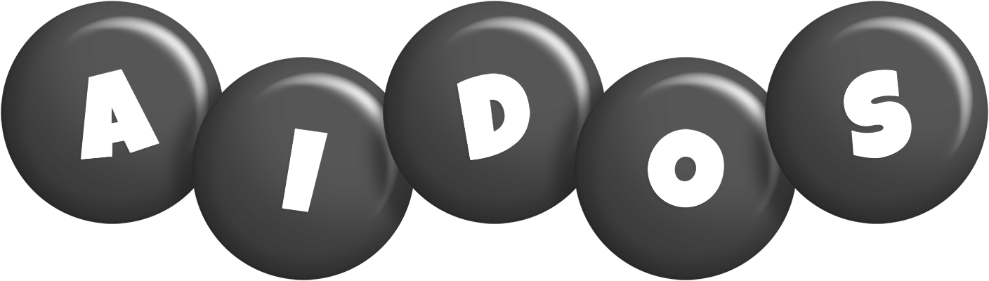 Aidos candy-black logo