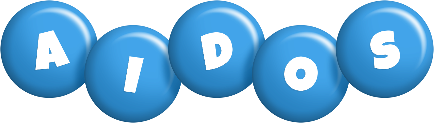 Aidos candy-blue logo
