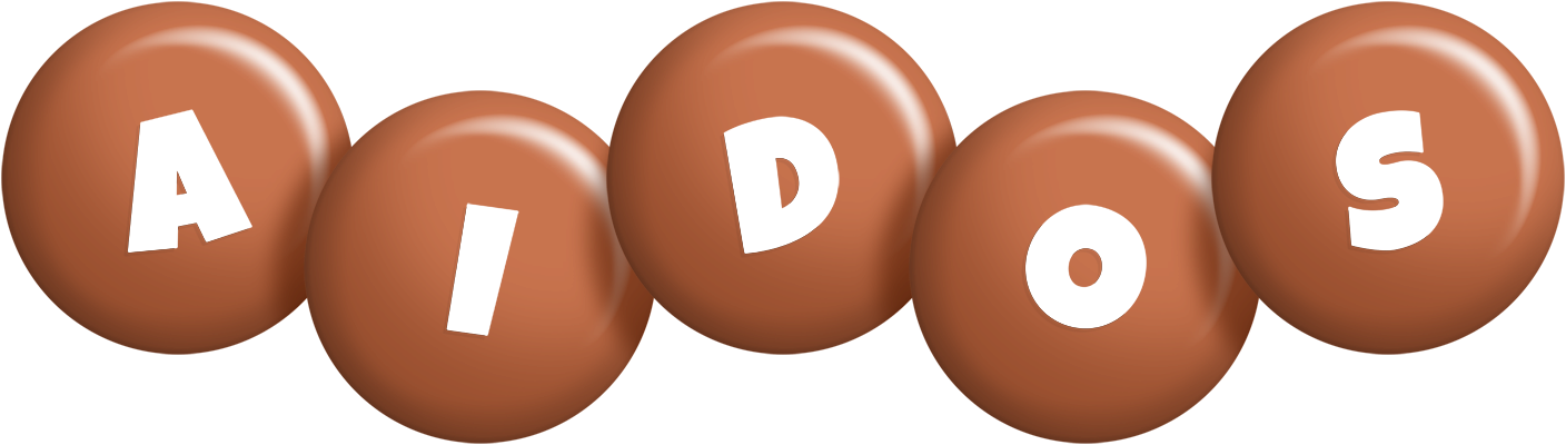 Aidos candy-brown logo