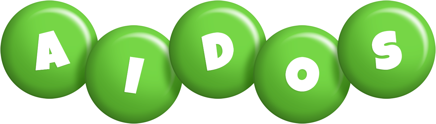 Aidos candy-green logo