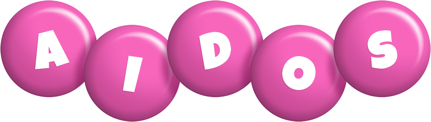 Aidos candy-pink logo