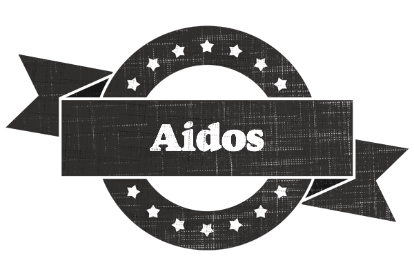 Aidos grunge logo