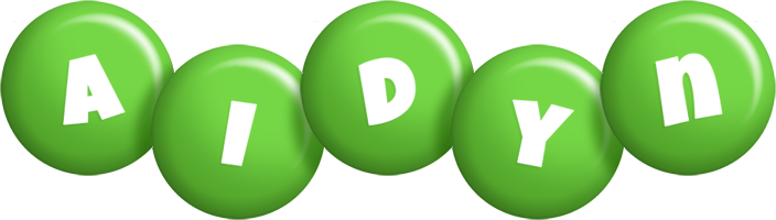 Aidyn candy-green logo